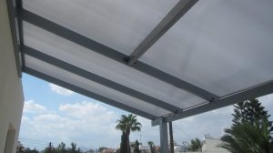 Metal Framed Pergola