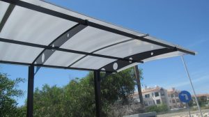 Metal Framed Pergola