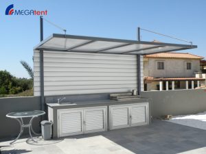 Metal Framed Pergola