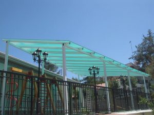 Metal Framed Pergola